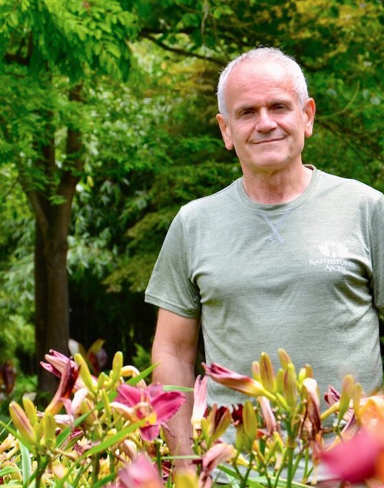 Hay Lintjens, tuinbaas van Kasteeltuinen Arcen - foto Sander Louis