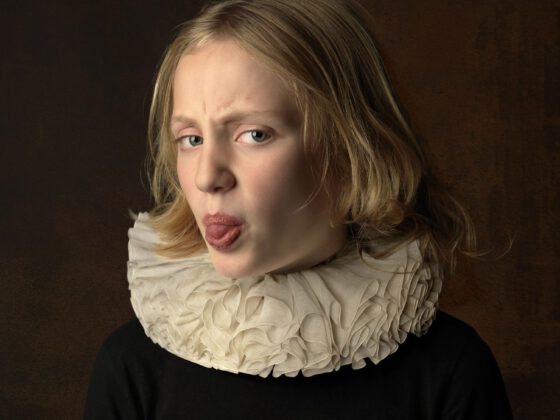 Girl with White Collar Tongue, copyright Marie Cecile Thijs.jpg
