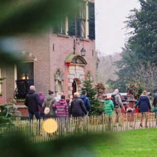 Kasteel Keukenhof in kerstsfeer