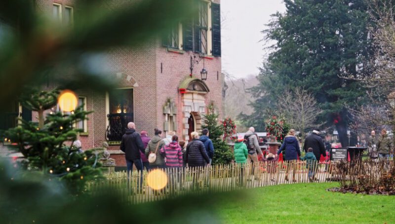 Kasteel Keukenhof in kerstsfeer