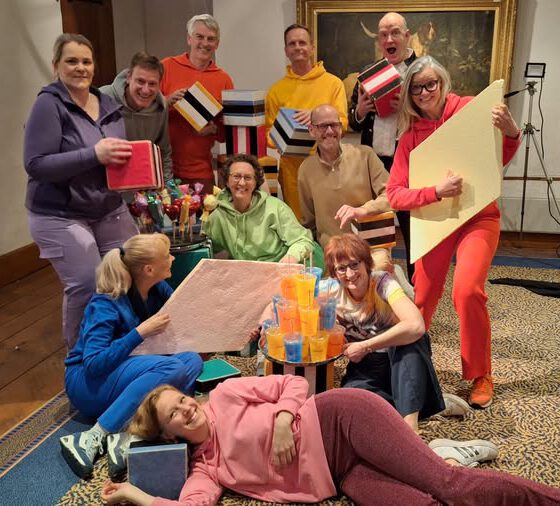 Kasteelvoorstelling Schudden voor gebruik