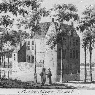 Het verdwenen Huis Sterkenburg te Wamel omstreeks 1786 (beeld: Wikipedia)