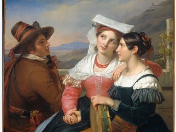 Cornelis Kruseman Een van zin, 1830 gedateerd Amsterdam, Rijksmuseum, inv./cat.nr. sk-a-1070