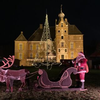 Kasteel Cannenburch in kerstsferen