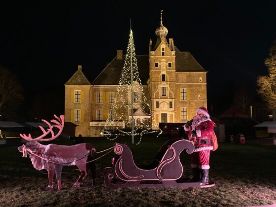Kasteel Cannenburch in kerstsferen