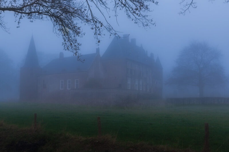 Kasteel Hernen in de winter (foto: T. Rothengatter)