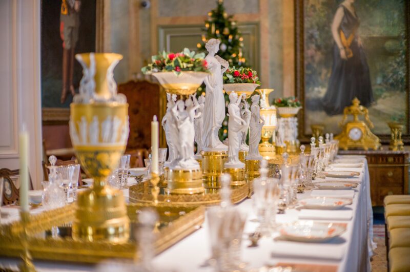 Kersttafel in Huis Doorn (foto: ©Theo Scholten)