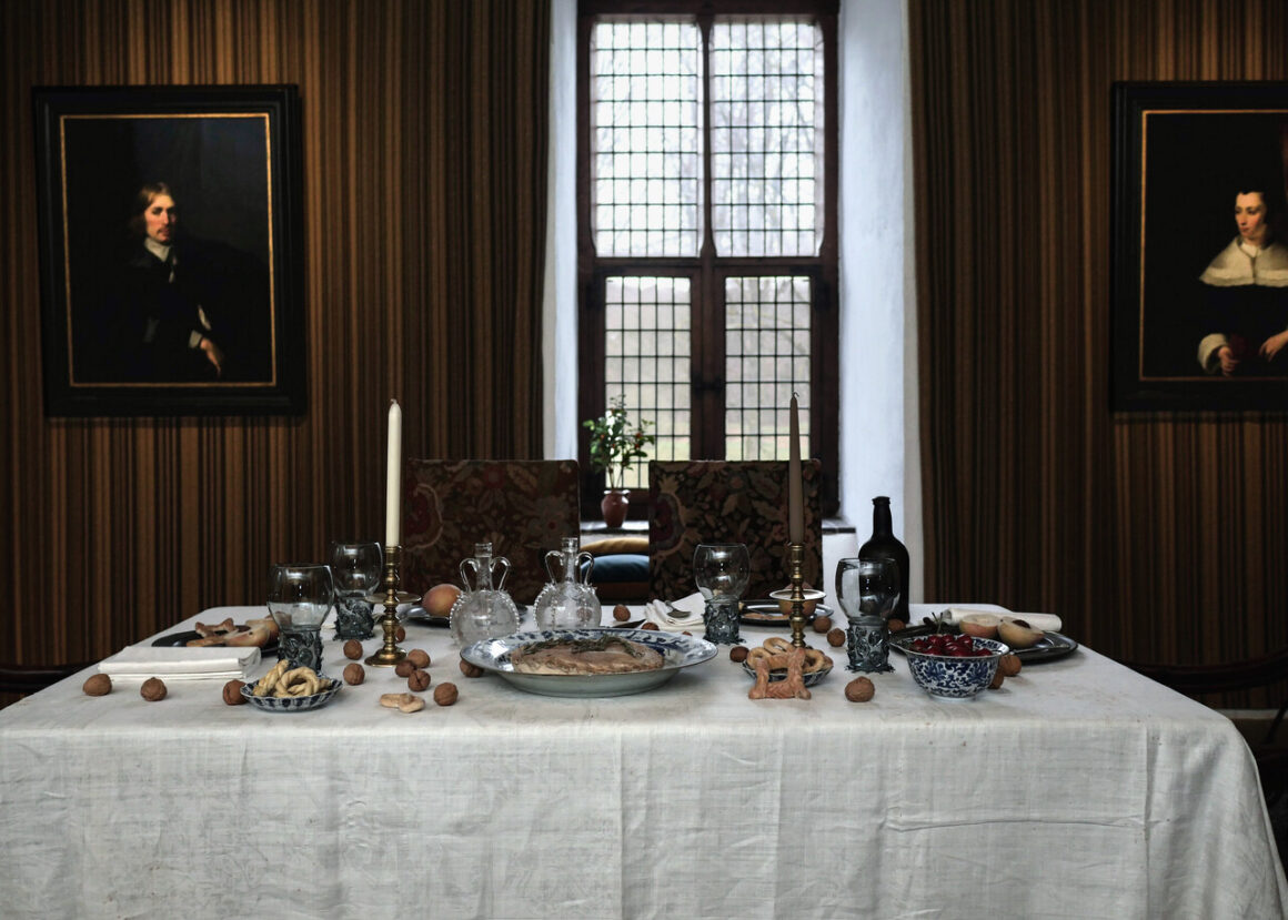 De eetzaal van Kasteel Doorwerth