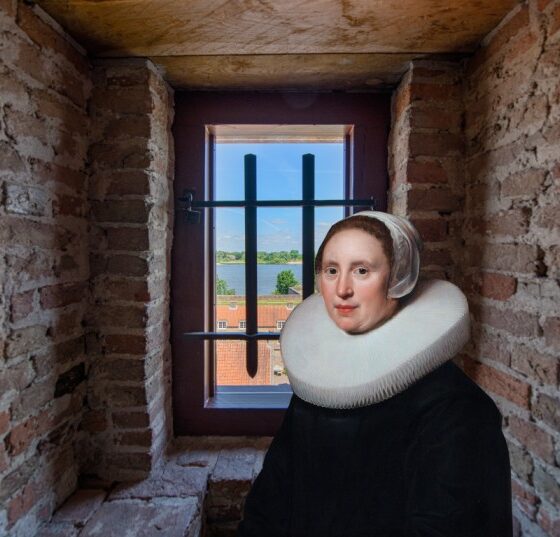 Susanna van Oostdijk in Loevestein gevangenis (beeld: Slot Loevestein)
