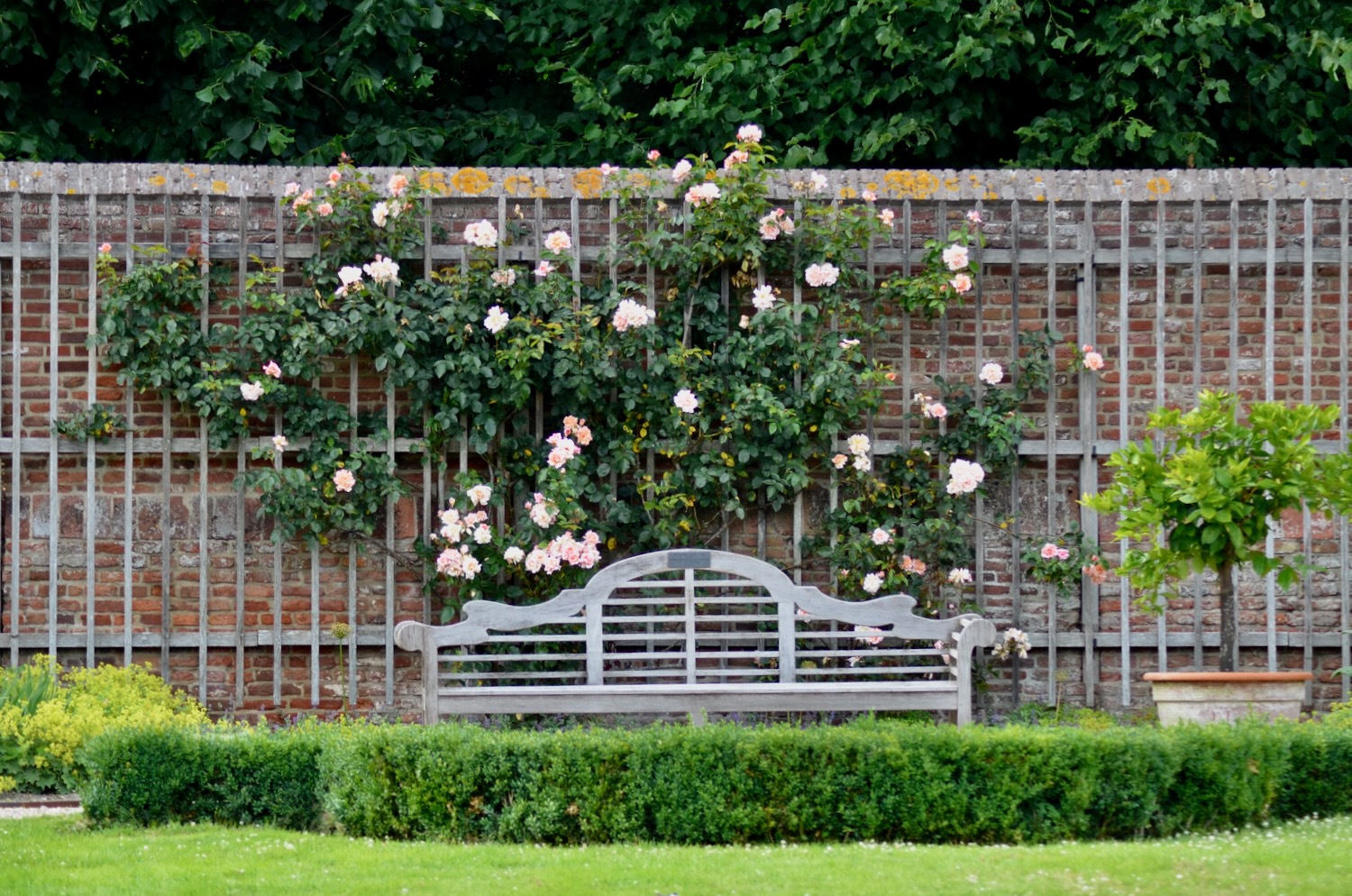 De kasteeltuin van Kasteel Amerongen